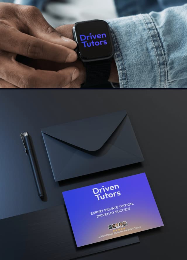 Letter and watch with Driven Tutors