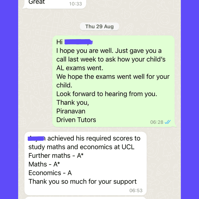 Year 13 Student Offer from UCL